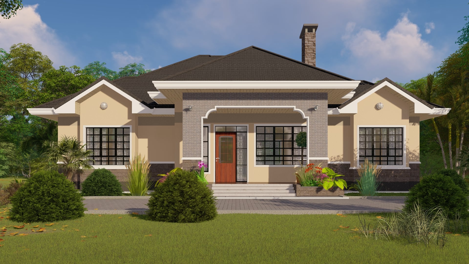 3-bedroom bungalow design