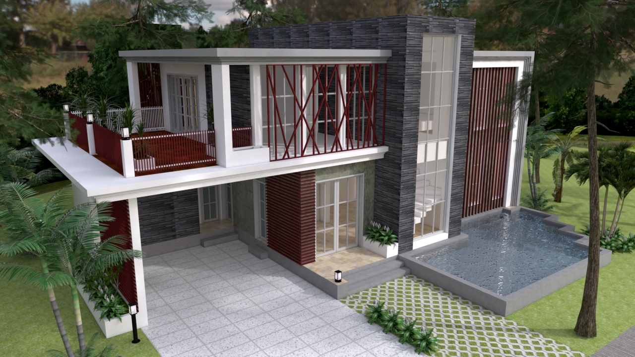 3-bedroom maisonette design