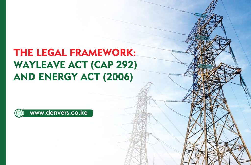 The Legal Framework: Wayleave Act (Cap 292) and Energy Act (2006)