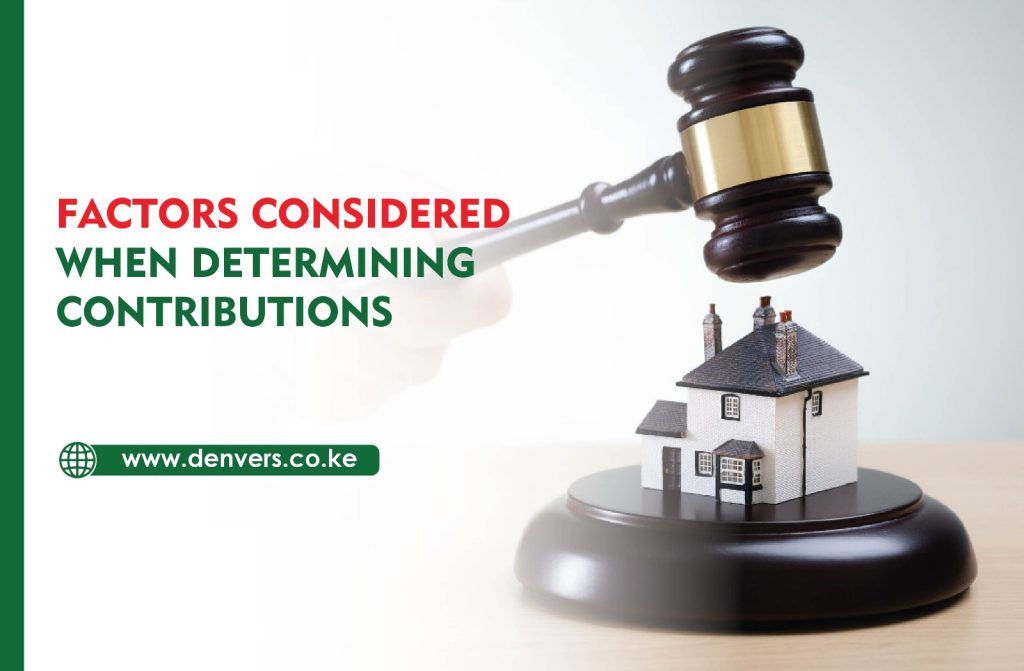 Factors Considered When Determining Contributions in Kenya 