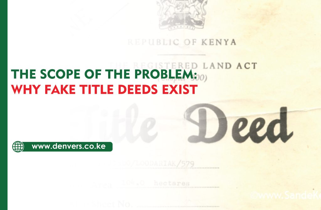 Why Fake Title Deeds Exist in kenya