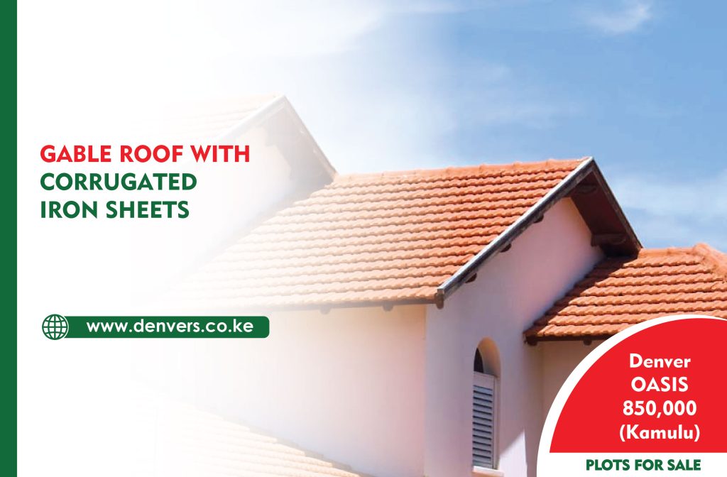 Gable Roof with Corrugated Iron Sheets