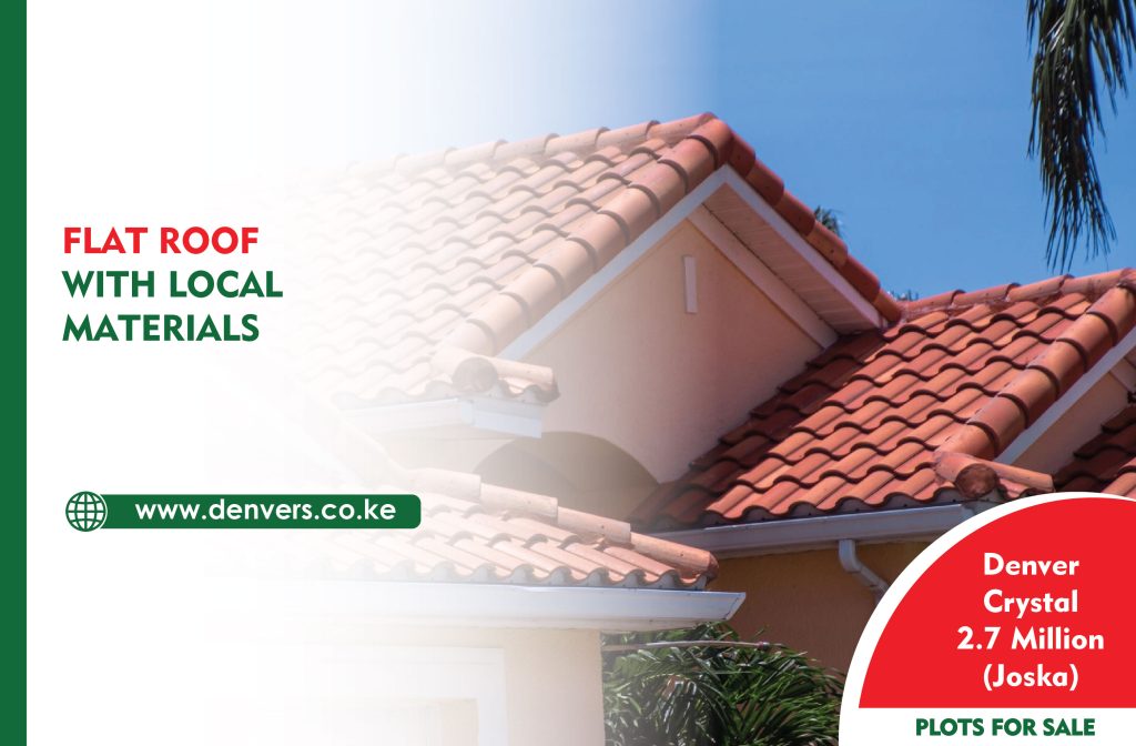 Flat Roof with Local Materials