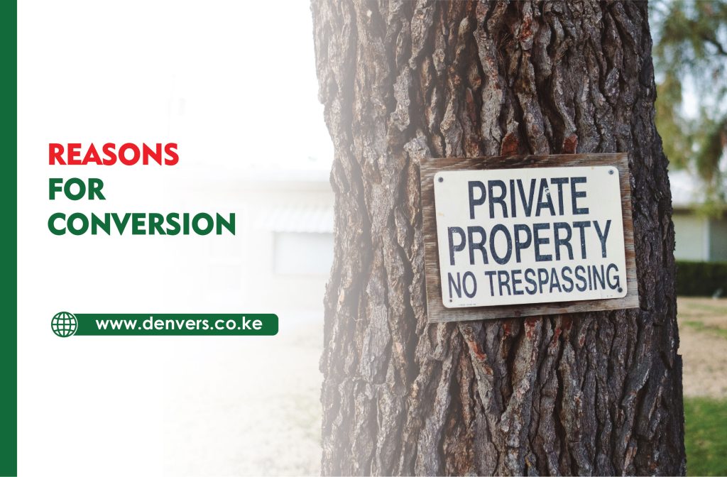 Reasons for Conversion