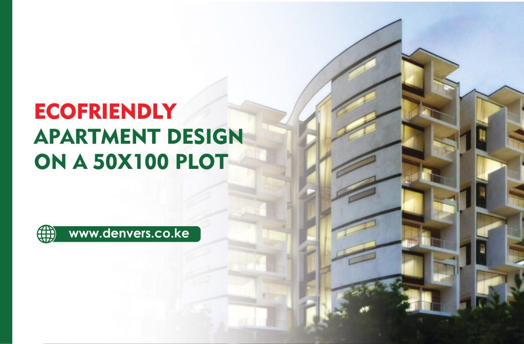 ecofriendly apartment design on a 50x100 plot