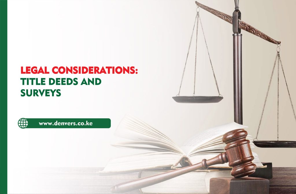 Legal Considerations: Title Deeds and Surveys